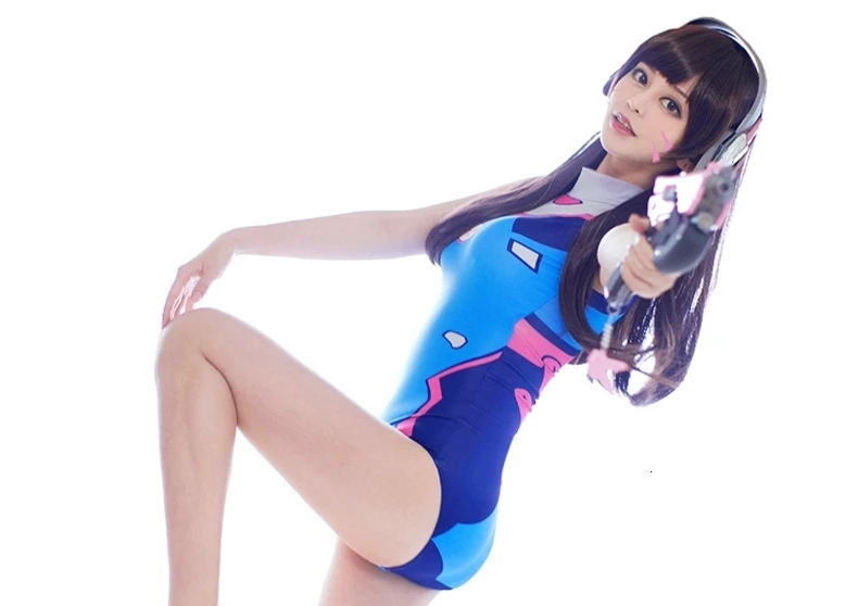 Сексуальная игра OW D. VA Косплей Костюм Dva Мерси Косплей SUKUMIZU спандекс купальник в стиле аниме цельный купальник купальный костюм