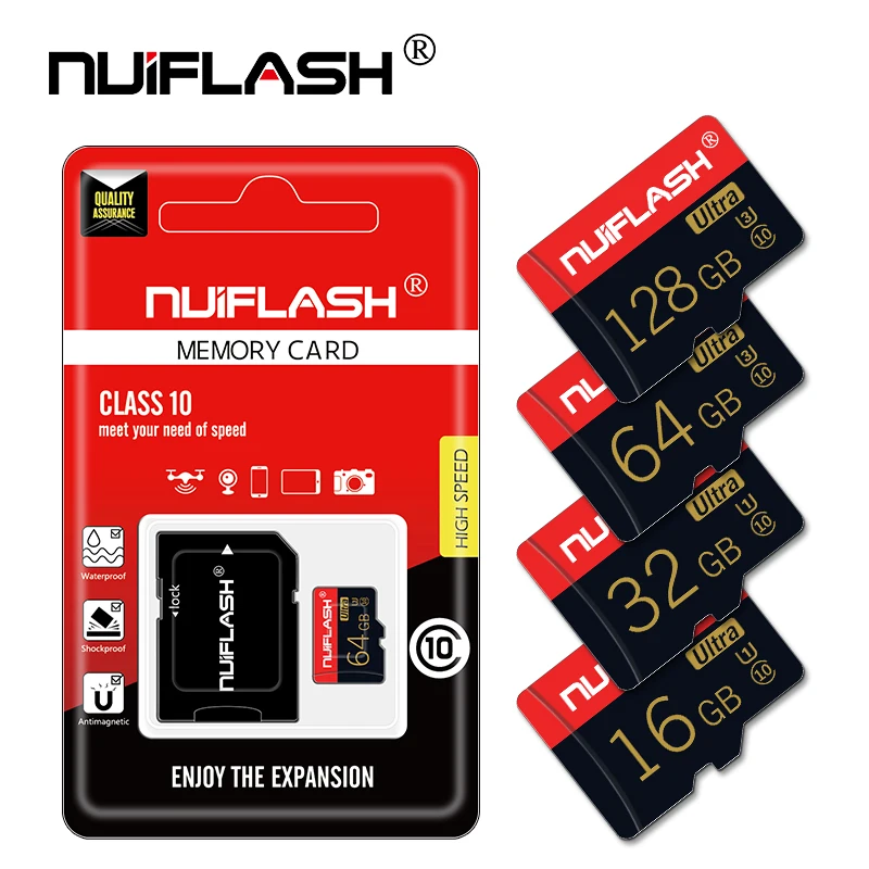 Оригинальная карта Micro SD Class10 памяти 64 ГБ 128 мини флеш накопитель microSD 16 32 TF для