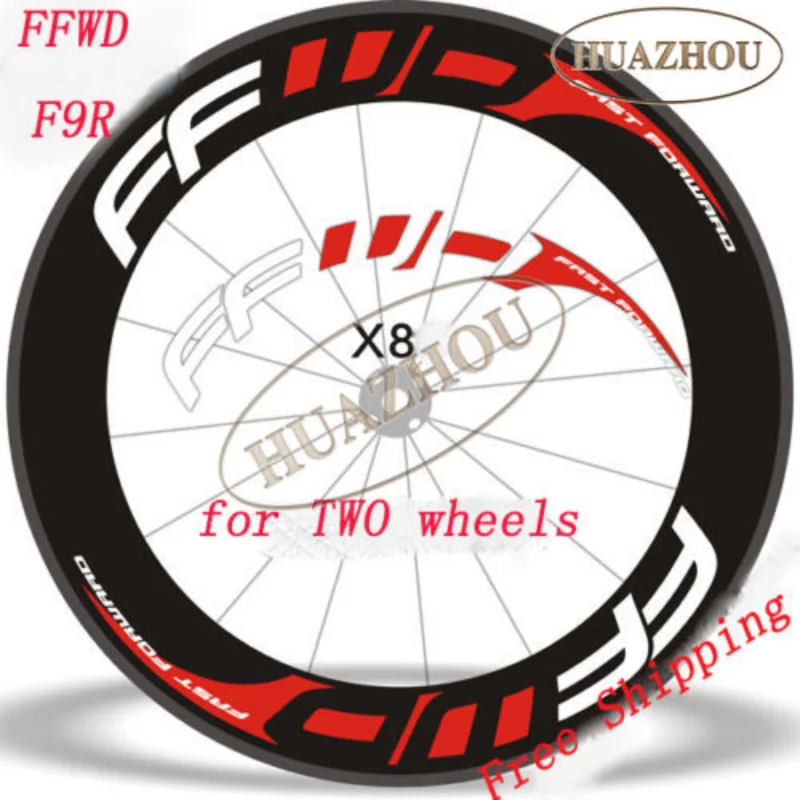 

Rims decal for FFWD 700C F9R bicycle Stickers Road Bike decals fit 80 88 90 mm Free shipping Wheels stickers