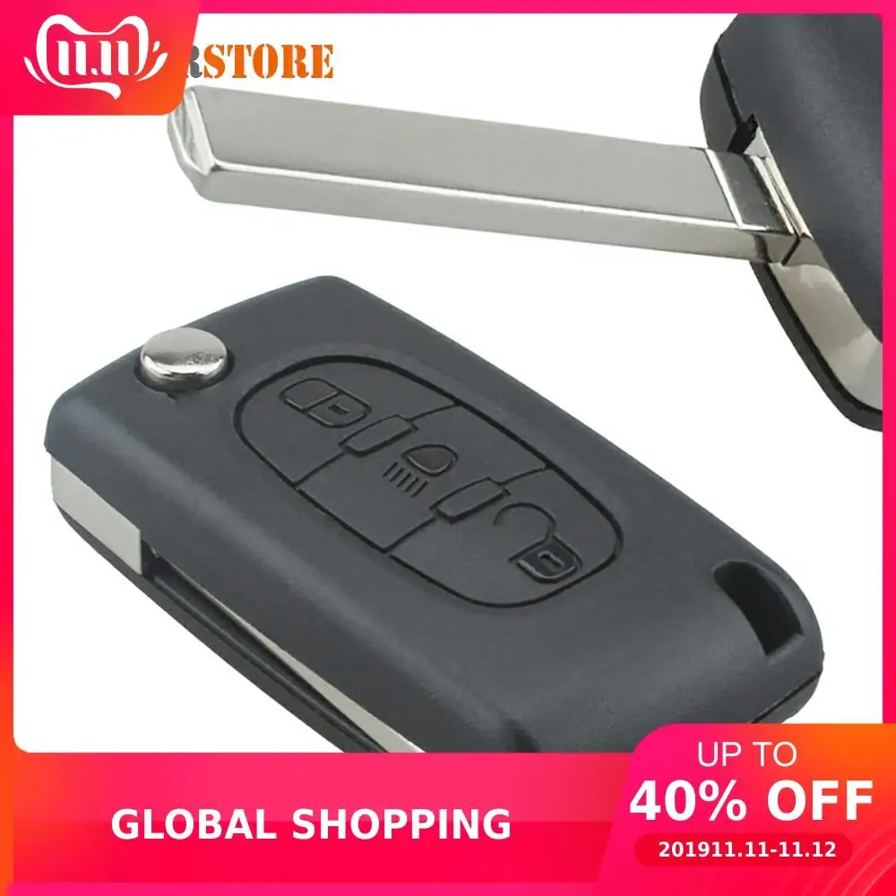 Дистанционный 3 кнопки автомобильный вход сменный корпус ключа чехол складной