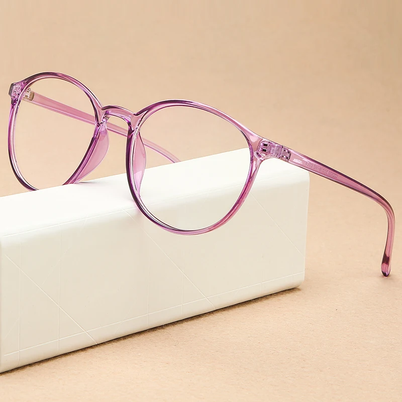 KOTTDO 2019 модные круглые женские очки ультра светильник для студентов Прозрачная