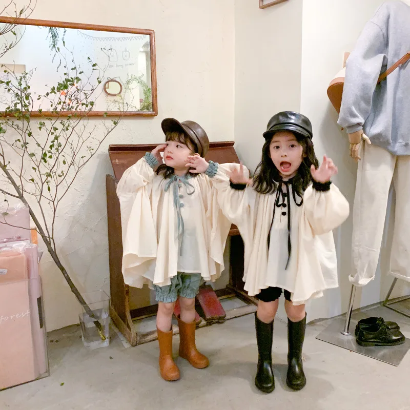 

2021 Spring Summer girls clothing set long sleeve tops + shorts fashion kids clothing set