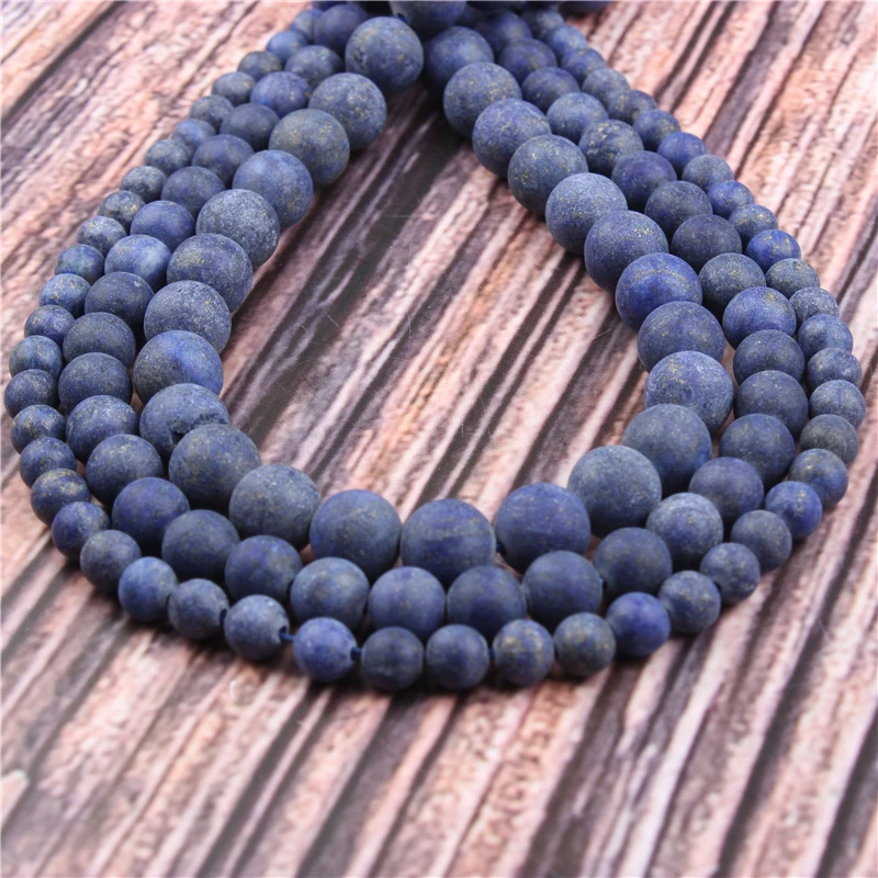 

HotSaleNaturalStoneMatte Turquoise15.5"PickSize4/6/8/10/12mmfitDiyCharmsBeadsJewelryMakingAccessories