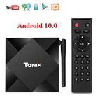 ТВ-приставка Tanix TX6S для Android 10, приставка смарт-ТВ Allwinner H616, 4 Гб ОЗУ, 32 ГБ, 64 ГБ, медиаплеер 4K для Android