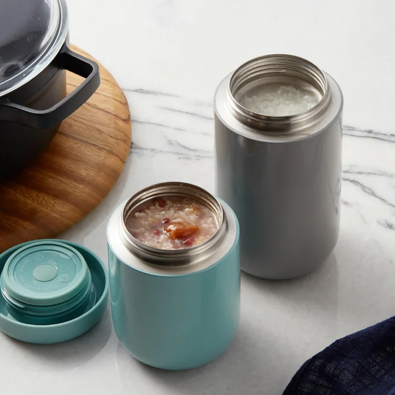 Xiaomi Mijia BergHOFF термоизоляционный бак 750/500 мл Нержавеющая сталь тушеная стакан 24 часа в сутки термос Еда контейнер многоцелевой мини горшок