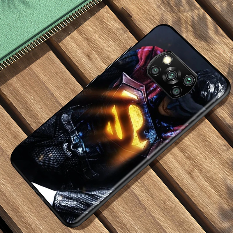 

DC Comics Superman For Xiaomi Poco X3 NFC M2 X2 F2 F3 C3 M3 F1 Pro Mi Play A3 A2 A1 6 Lite Black Soft Phone Case