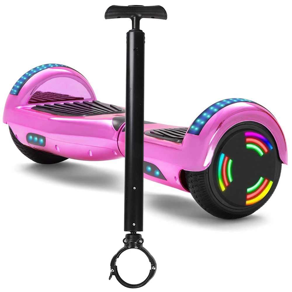 Гироскутер детский с алюминиевой ручкой и светодиодной подсветкой 6 5