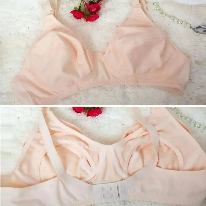 Женский бюстгальтер на молнии спереди одежда для кормления грудью хлопковый