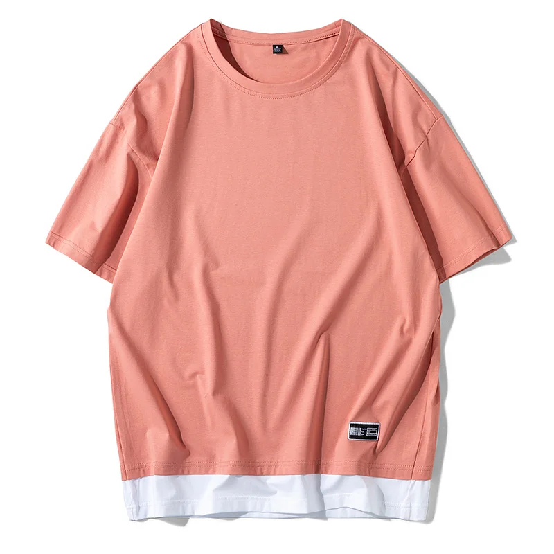 Новинка 2020 брендовая Однотонная футболка WWKK в стиле хип-хоп оверсайз расширенная