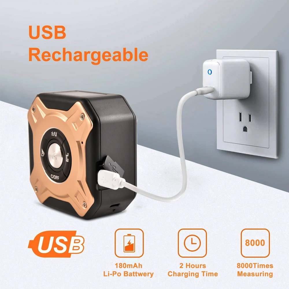 USB цифровая лазерная измерительная лента лазерный дальномер 40 м измерительный