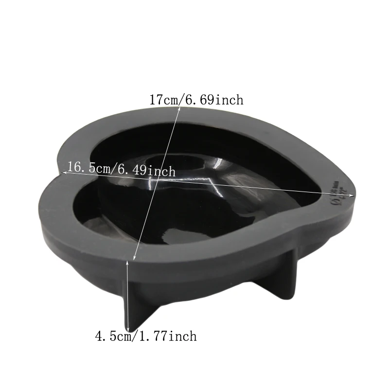 1 шт. антипригарная силиконовая 3D форма для торта в форме сердца шоколада желе