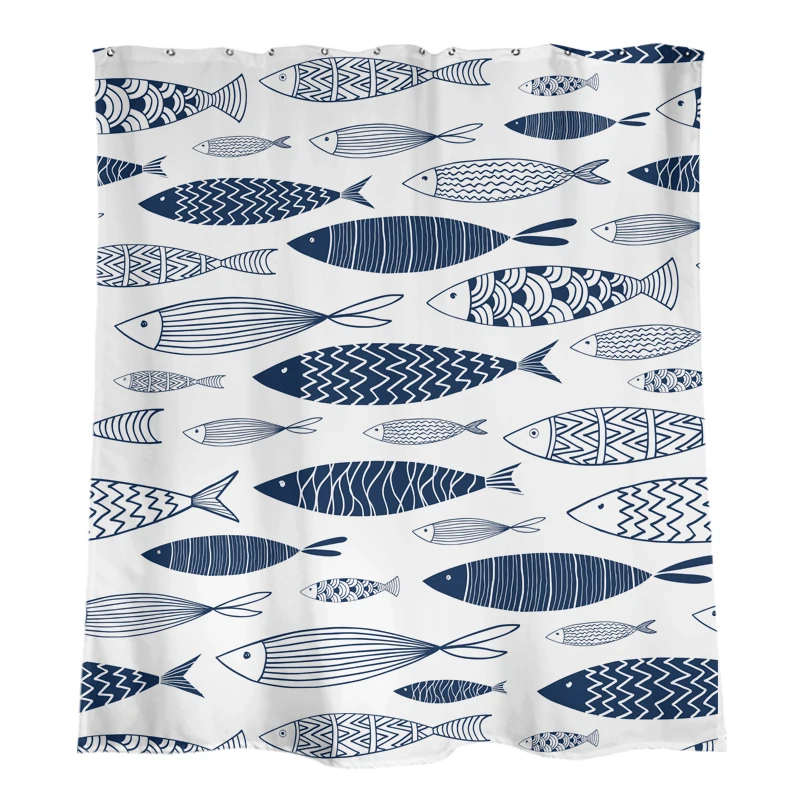 

Modern Bathroom Shower Curtain Nordic Fashion Cute Decoration Shower Curtain Waterproof Douchegordijn Bathroom Products DF50YL