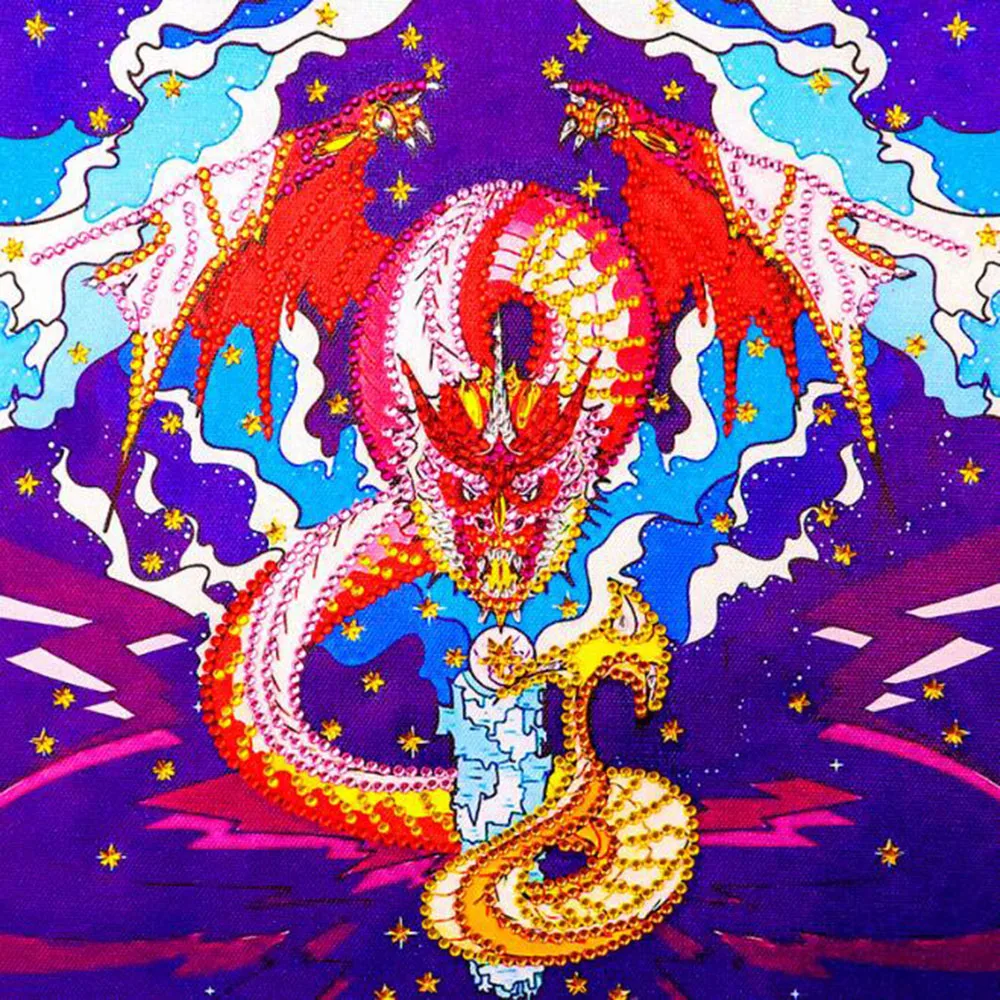 Алмазная полотно заполненная стразами мультяшное животное украшение кирпичная