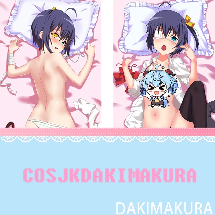 

Аниме Dakimakura Love, Chunibyo & Other Delusions таканаши Рикка с HD-рисунком, наволочка, обнимающая тело подушка, чехол, наволочка, подушка