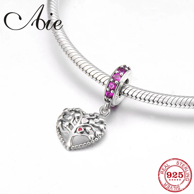 Бусины-подвески из серебра 925 пробы в форме сердца | Украшения и аксессуары