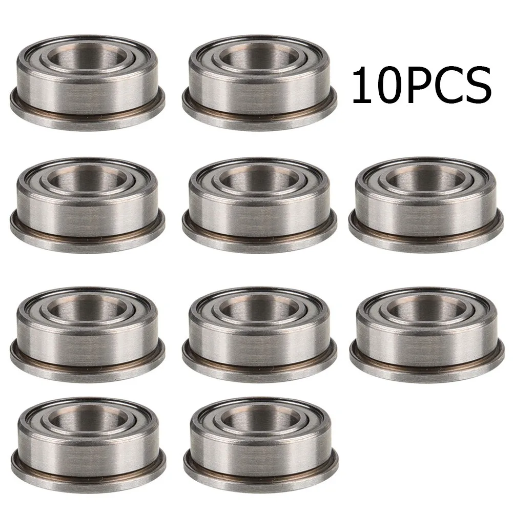 

10Pcs F623zz Mini Metal Double Shielded Flanged Ball Bearings 3x10x4mm Deep Groove Pulley Wheel Ball Bearings Accessories