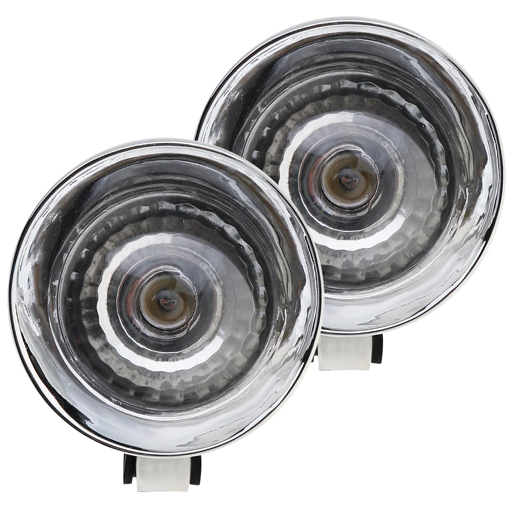 Универсальные мотоциклетные фары 2 шт./лот 10 Вт 12 В противотуманные в стиле ретро