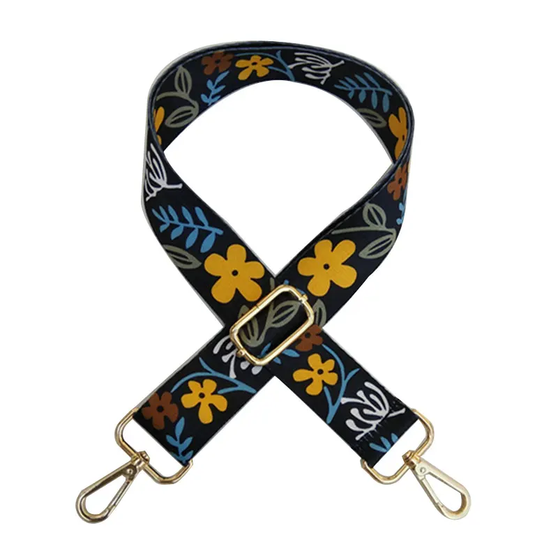 Женская сумка через плечо DIY сумка-мессенджер с цветными цветами на ремне ручкой