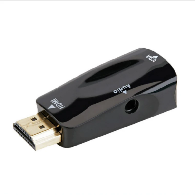 HDMI к VGA адаптер аудио кабели конвертер мужчин и женщин HD 1080P для ПК ноутбука ТВ