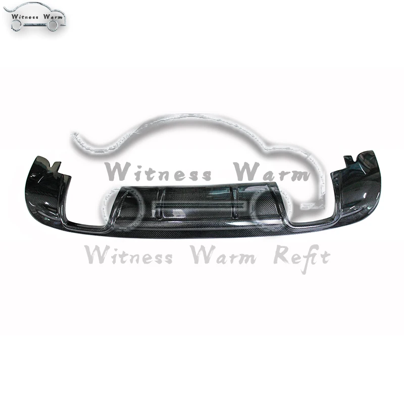 Задний диффузор из углеродного волокна/ФАП защитный спойлер бампера для Audi A3