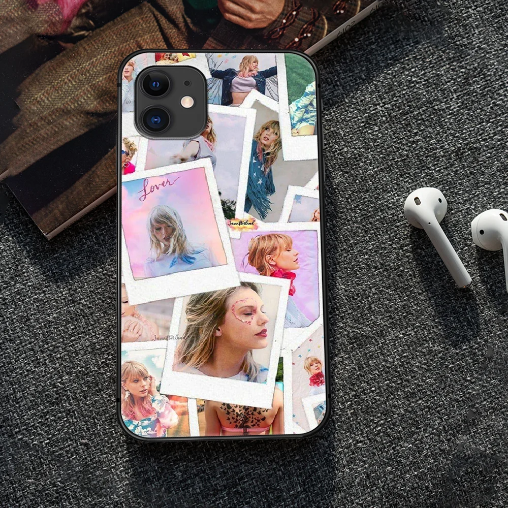

Taylor Alison Swift Folklore Phone Case Cover Hull For iphone 5 5s se 2 6 6s 7 8 12 mini plus X XS XR 11 PRO MAX black