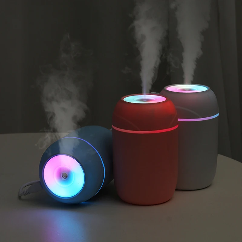 

Mini Air Humidifier 260ML Aroma Essential Oil Diffuser for Home Car USB Fogger Mist Maker with LED Night Lam
