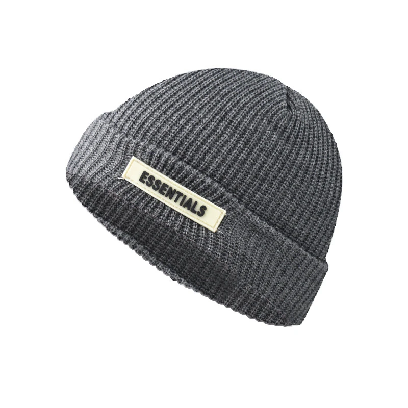 

Unisex Winter Knitted Beanie Hats Men Women Leisure Trend Warm Ski Hat Ladies Outdoor Skullies Beanies Soft Cap Solid Bonnet