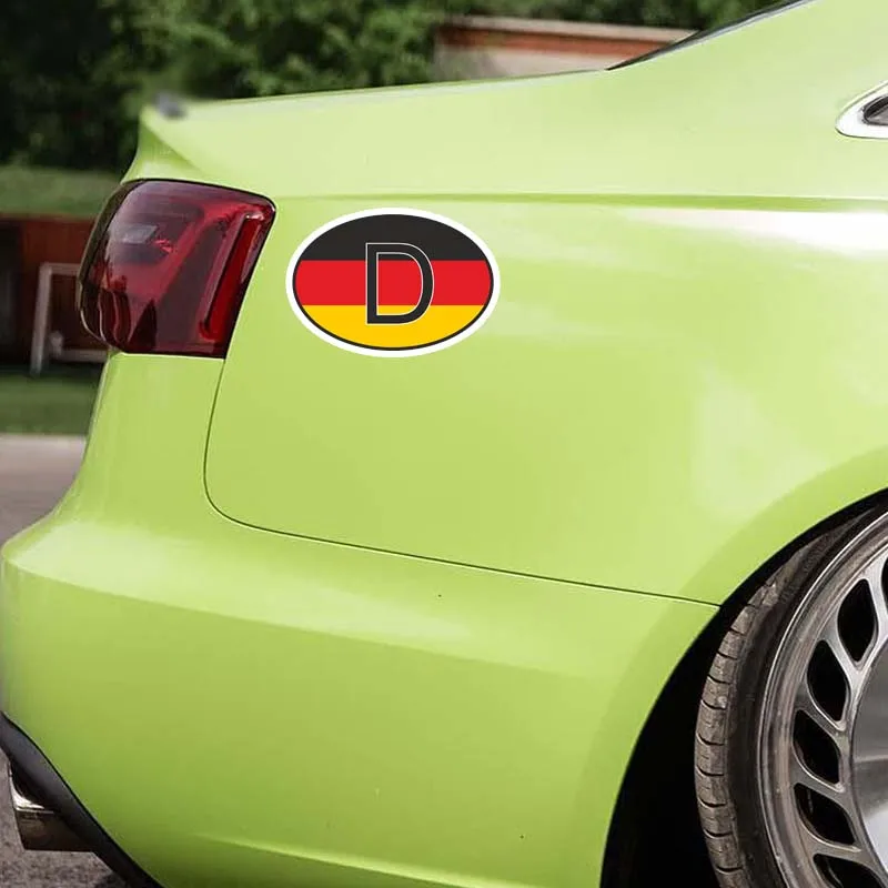 

Personality Car Sticker Funny German Country Code Decal PVC 13CM*8.5CM