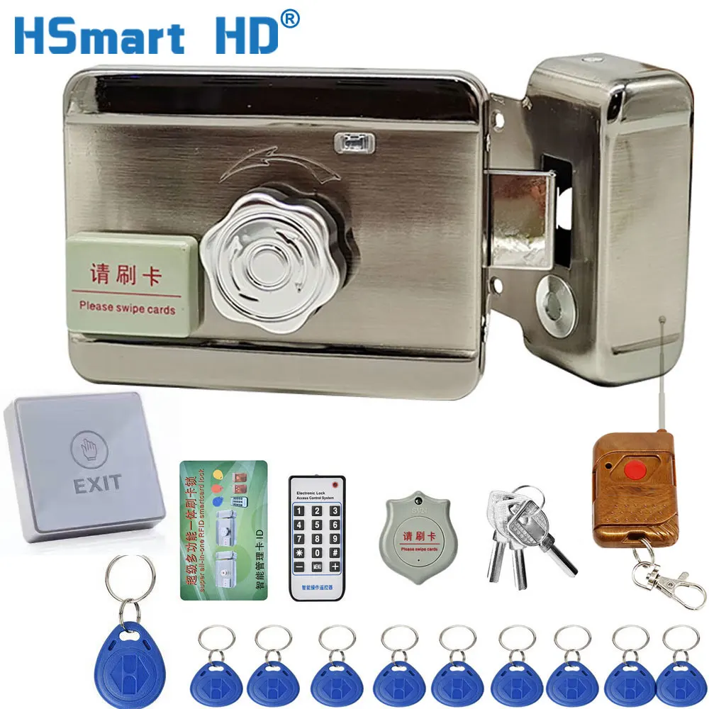 

Video Intercom ID Card Lock Electric Lock for Apartment Home Electric Lock Access Control wifi Video Door Phone System
