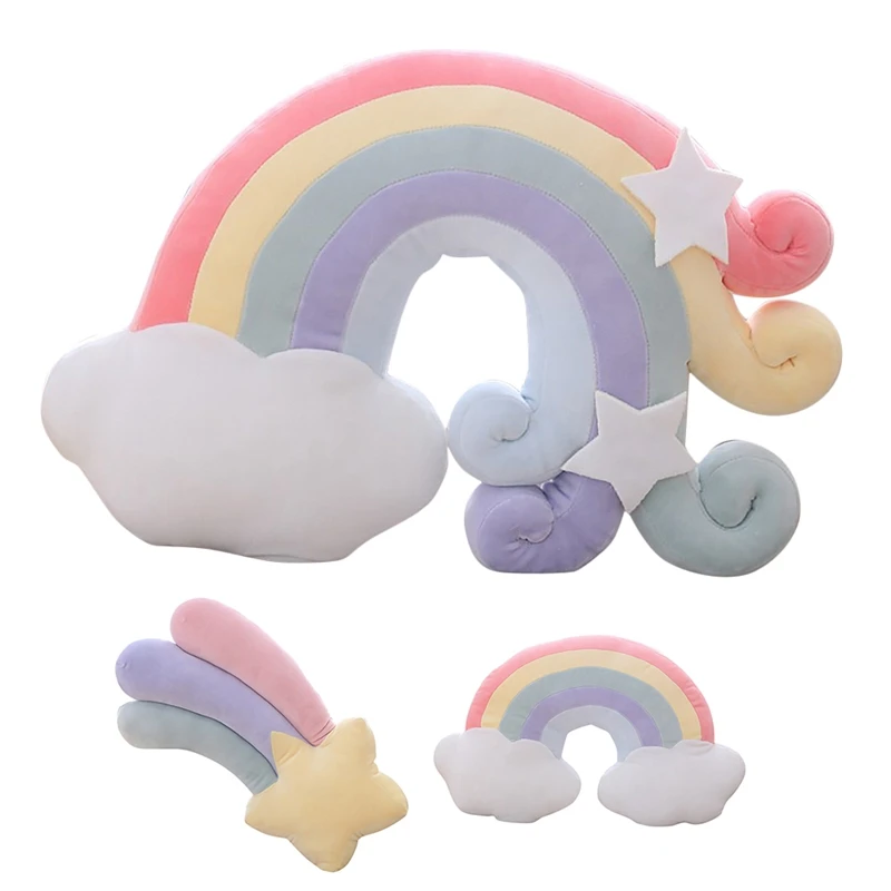 

Красочная креативная Подушка, украшение для детской комнаты, оконная подушка, мультяшная детская Удобная подушка