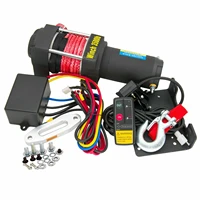wireless remote control electric trailer winch with rope 12v 3500lbs
