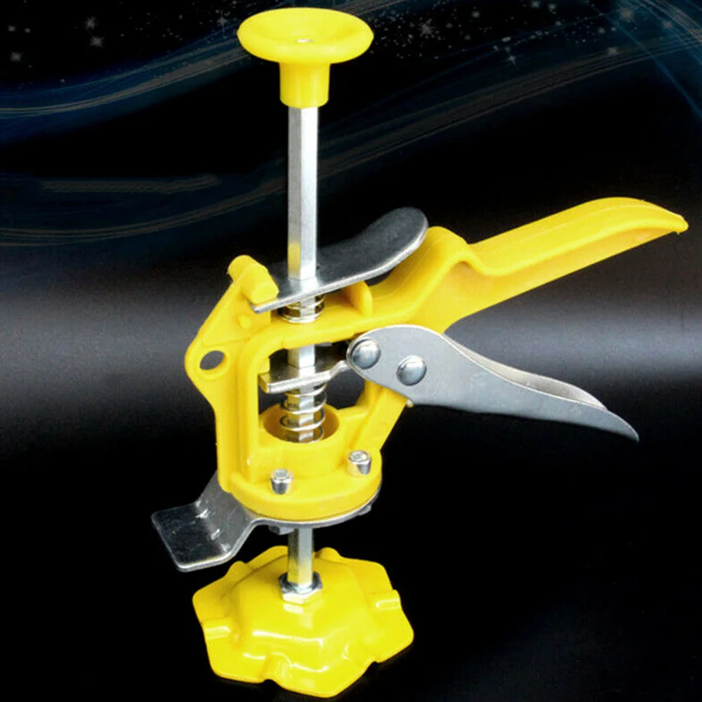 

Tile Locator Wall Tile Level Regulator Heighter Adjuster Leveler Height Yellow Positioner Leveler Fine Thread Rising Tool