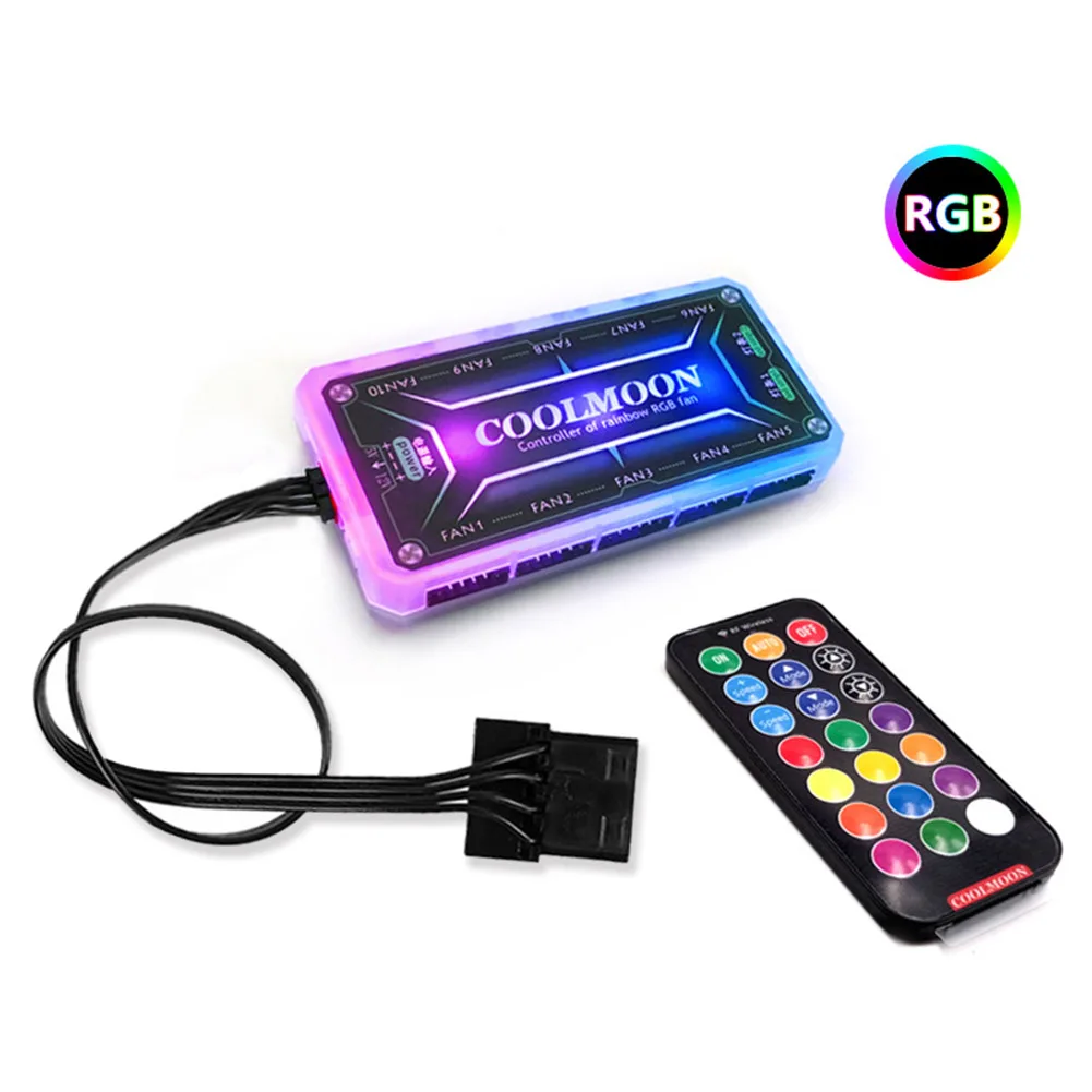 Кулер для ПК с RGB-подсветкой 12 В 6 контактов см | Компьютеры и офис