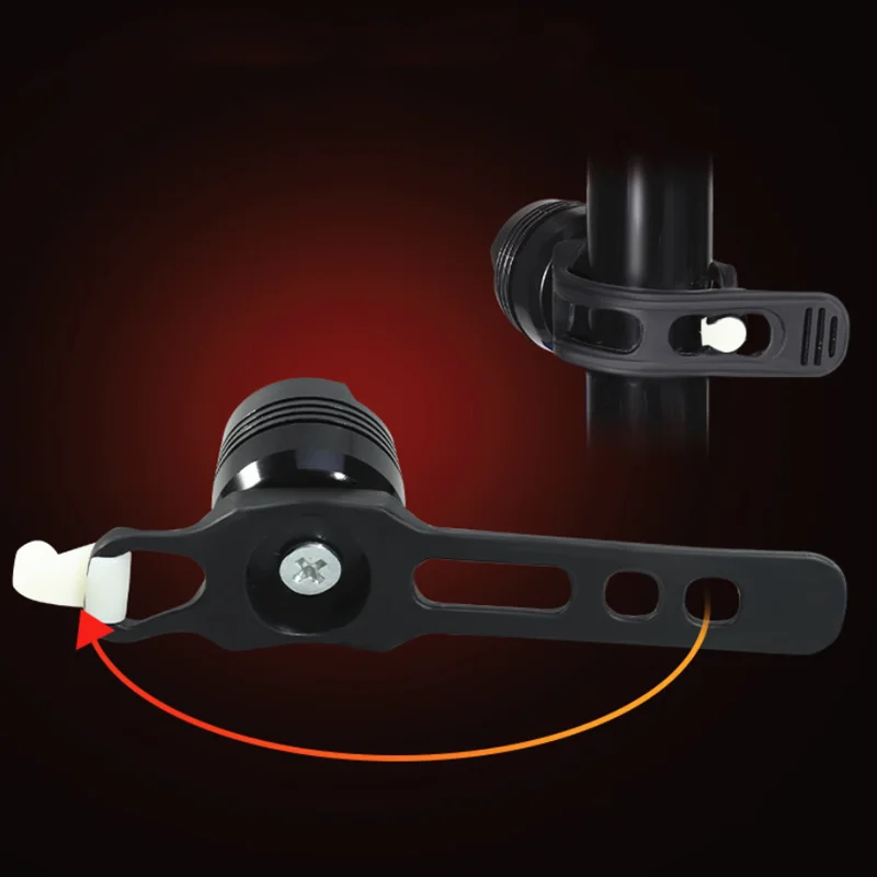 Водонепроницаемый светодиодный задний фсветильник на велосипедный шлем