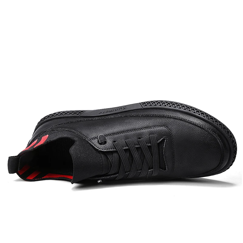 Модные Мужские ботинки высокое качество Разделение кожа зимние сапоги Ботильоны