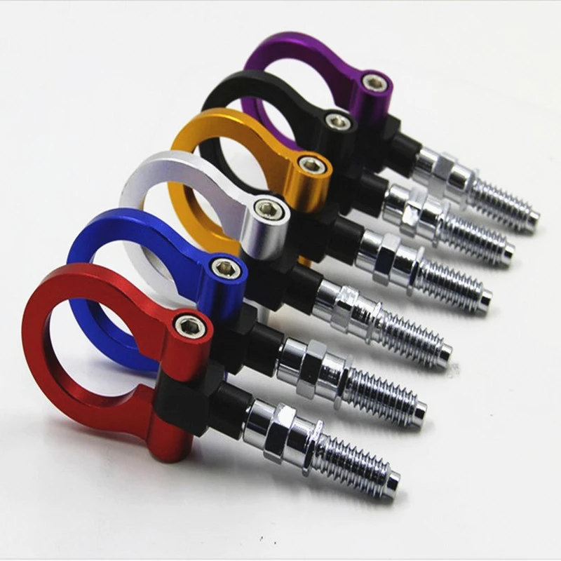 Стайлинг автомобиля алюминиевый гоночный буксировочный крюк прицеп подходит