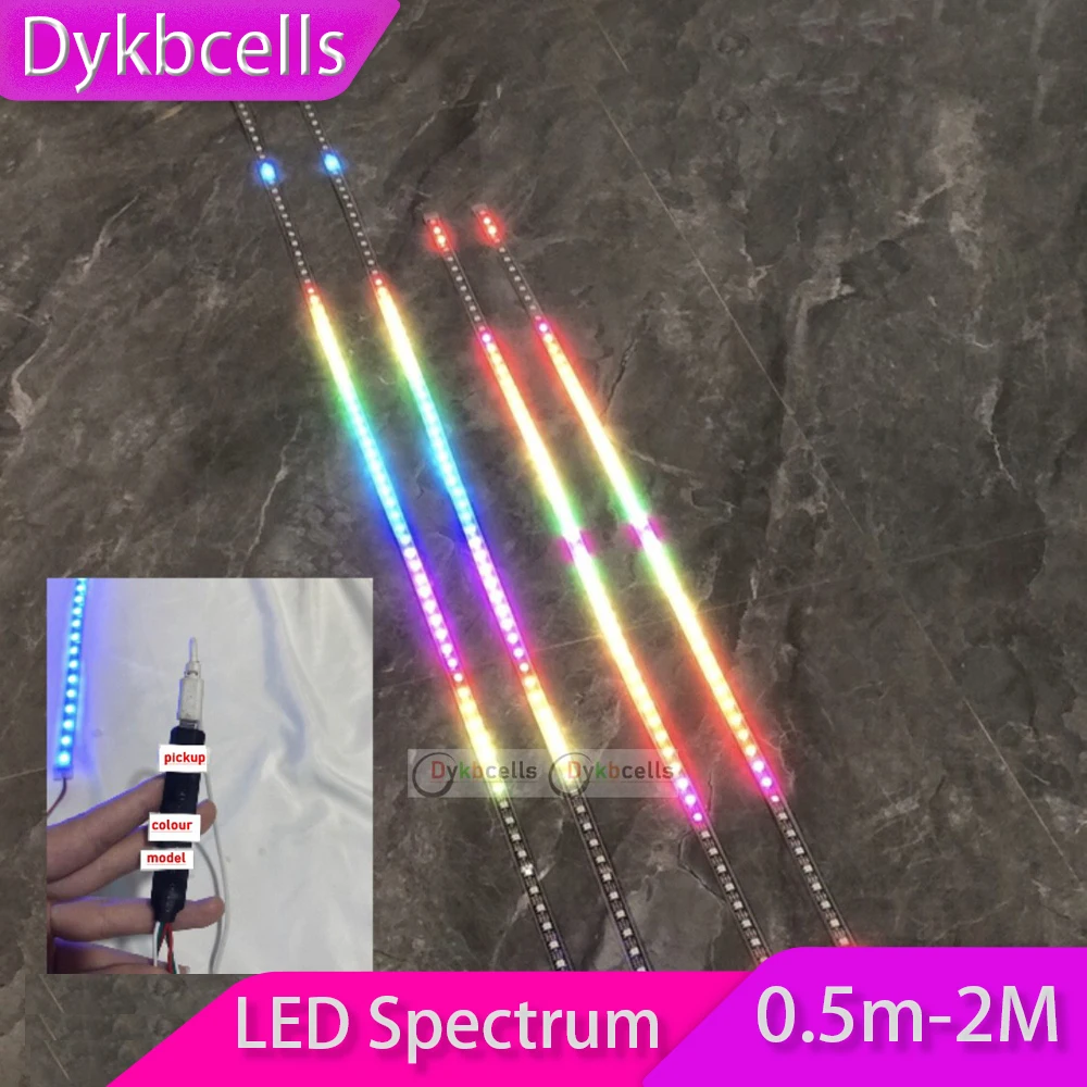 0 5 м-2 м аудио музыкальный ритм световой индикатор уровня 120 светодиодов