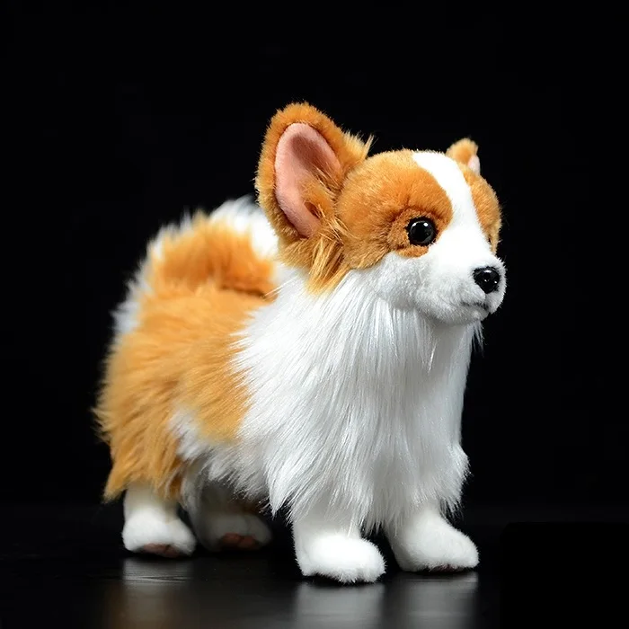 en Ucuz Gerçekçi Yüksek Kaliteli Yeni Sevimli 28cm Simülasyon Köpek Yatıştırıcı Bebek Yumuşak Bebek Yastık Güzel Dekorasyon Noel Hediyesi Arkadaş Için