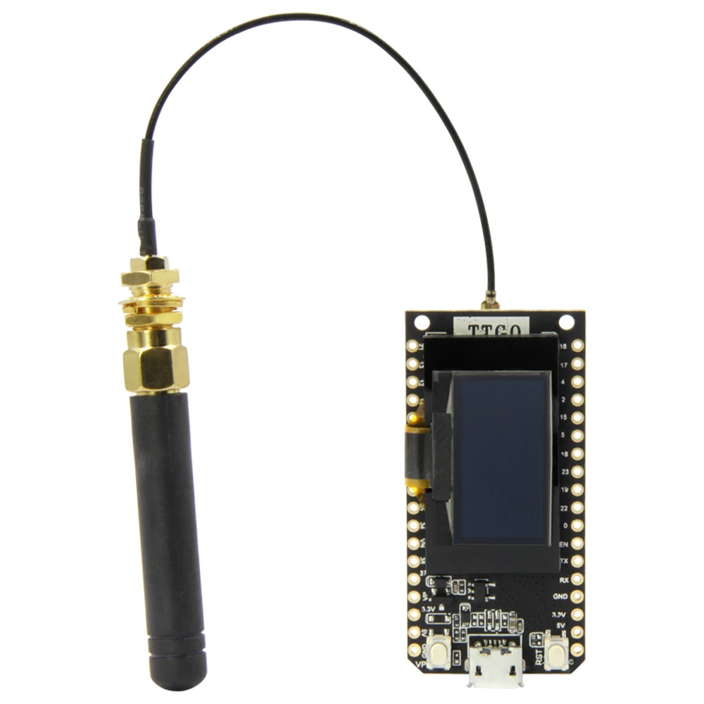 LILYGO®Плата разработки TTGO LORA V1.3 868 МГц ESP32 чип SX1276 915 дюйма OLED экран WIFI и Bluetooth |