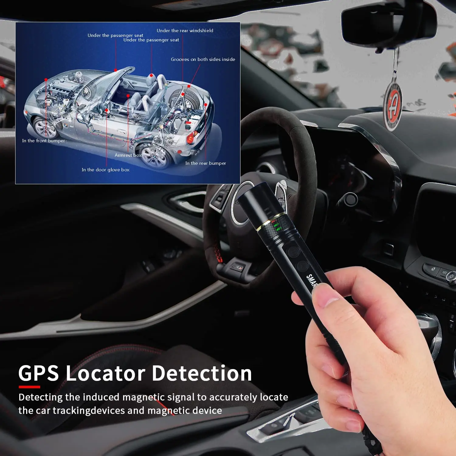 Антишпионский мини-детектор ошибок GSM GPS шпионская Скрытая камера ИК RF