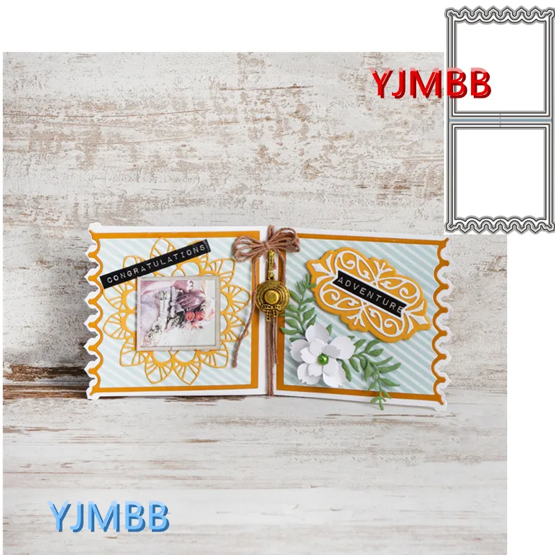 

YJMBB New Different Photo Album Greeting Cards #4 Metal Cutting Dies Scrapbook Album Paper DIY Card Craft Embossing Die Cutting