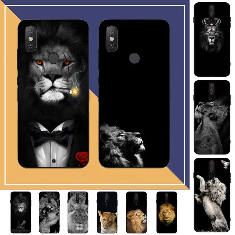 

Animals The Lion Phone Case for Redmi Note 8 7 9 4 6 pro max T X 5A 3 10 lite pro