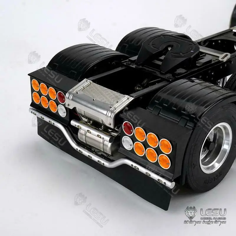 Металлический задний фонарь LESU светодиодный 1/14 TAMIYA RC Scania R620 R470 тракторный
