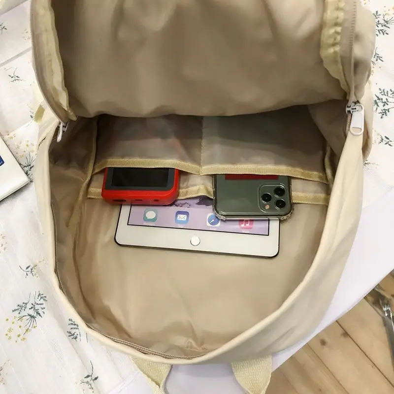 

2020 new products Preppy style Girls backpack Large capacity Cartoon pattern Junior and senior high school students School bag