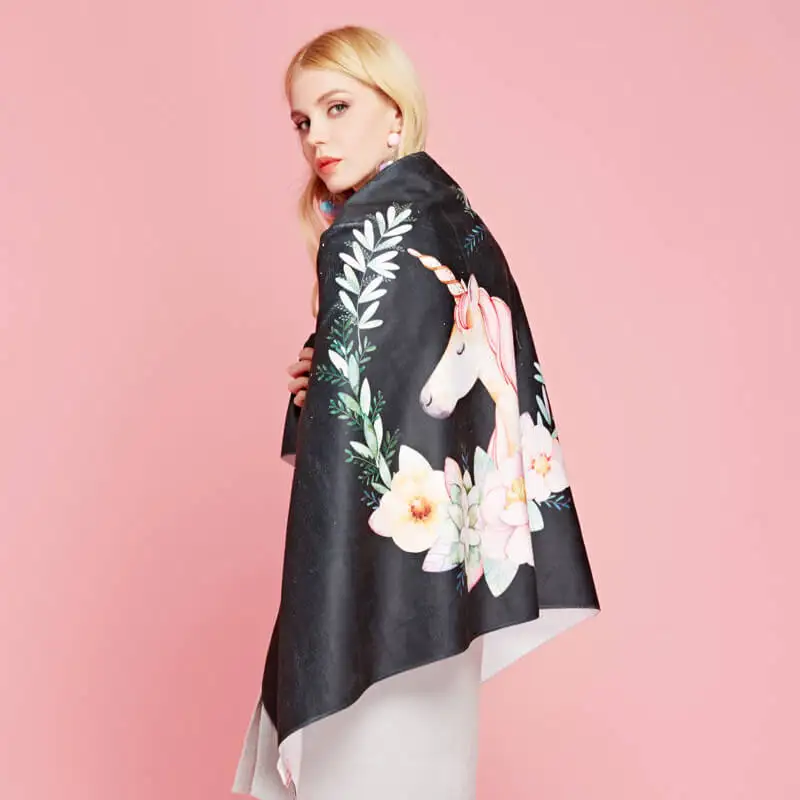 Быстросохнущее пляжное полотенце Единорог Prime из Микрофибры Мягкое Одеяло