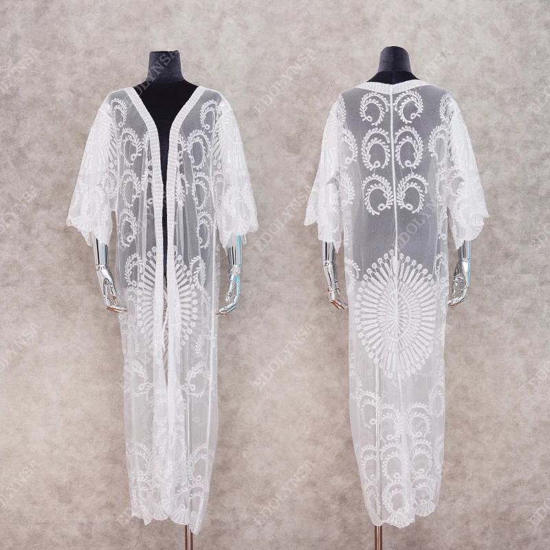 Туники для пляжа длинные кружевные пляжные платья женские плавки накидка