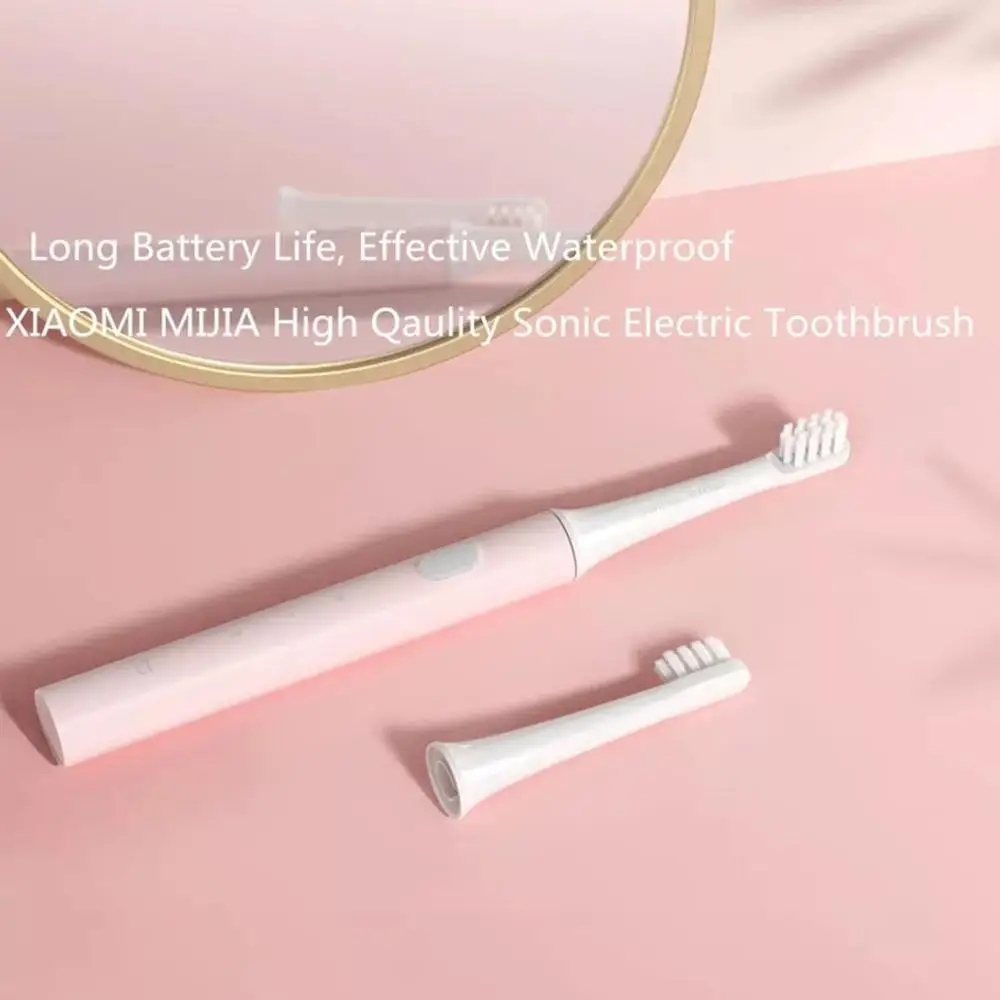 Зубная щетка XIAOMI MIJIA звуковая аккумуляторная USB зарядка водонепроницаемая