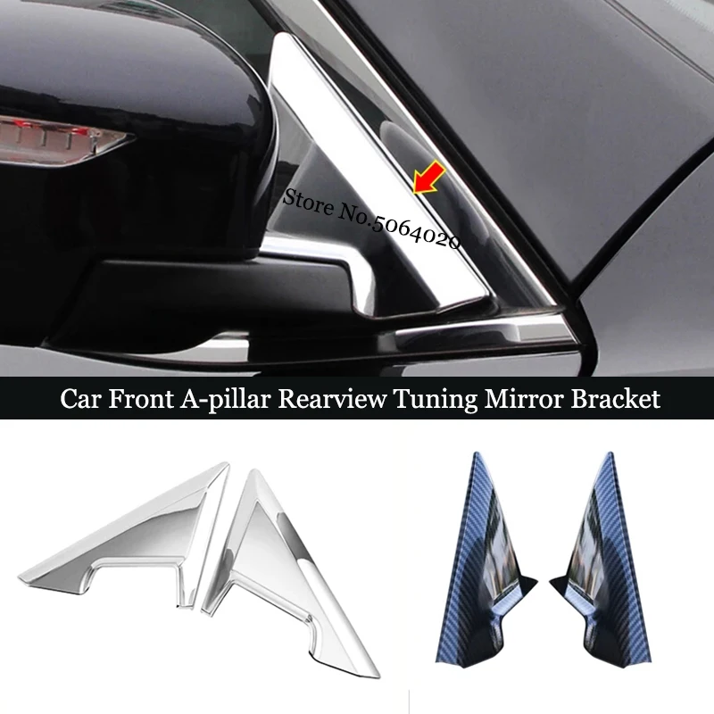 

For Nissan X Trail X-trail T32 2014-2019 Accessories Car Front A-pillar Rearview Tuning Mirror Bracket Trim Cover Car Styling