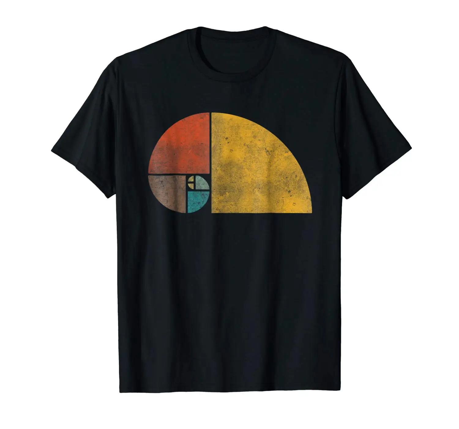

2019 Fashion Men T shirt Vintage Fibonacci T Shirt 100% Cotton summer personality