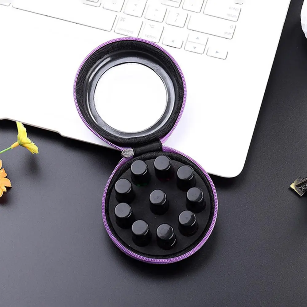 Сумка для хранения эфирных масел 10 слотов 2 5 мл ящик бутылок с эссенцией чехол